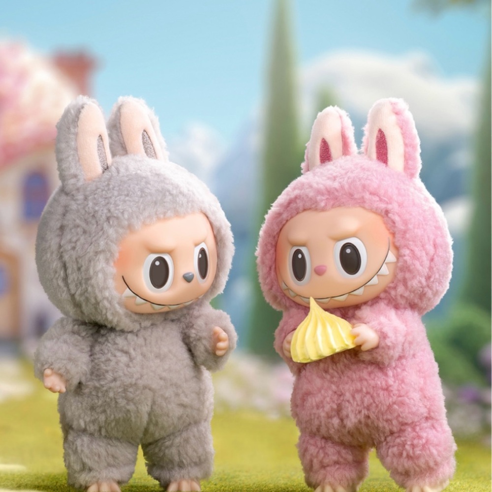 Labubu POPMART Exciting Macaron series Lychee and Sesame Bean